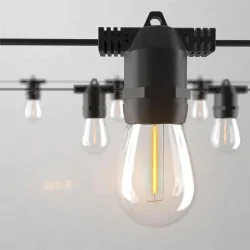 Swiecace-kule-i-girlandy - girlanda led solarna 10 led 10m okrągła 