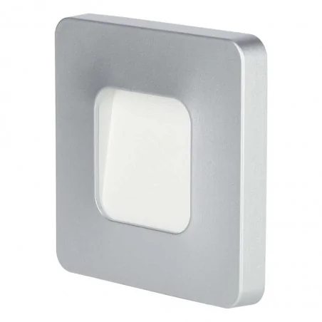 Oswietlenie-schodowe-zimna-barwa - / teti 17-141-81 srebrna oprawa led 12v ac 0,7w 5900k zamel 