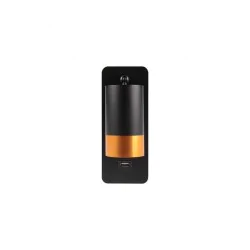 Kinkiety-do-salonu - czarno-złoty kinkiet z usb gu10 klemens 1661 lvt 