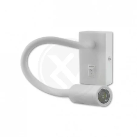 Kinkiety-do-salonu - nowoczesny biały kinkiet leo led 3w 4000k 1821 lvt 