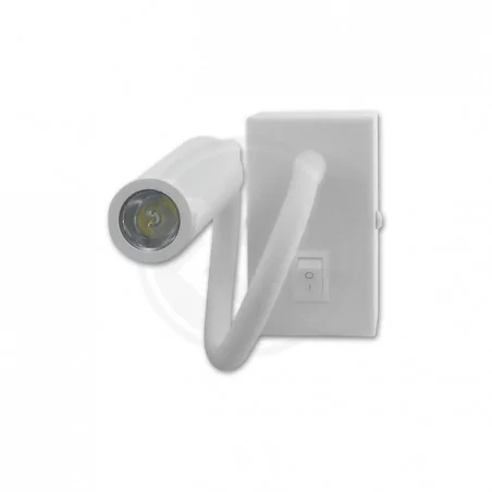 Kinkiety-do-salonu - nowoczesny biały kinkiet leo led 3w 4000k 1821 lvt 