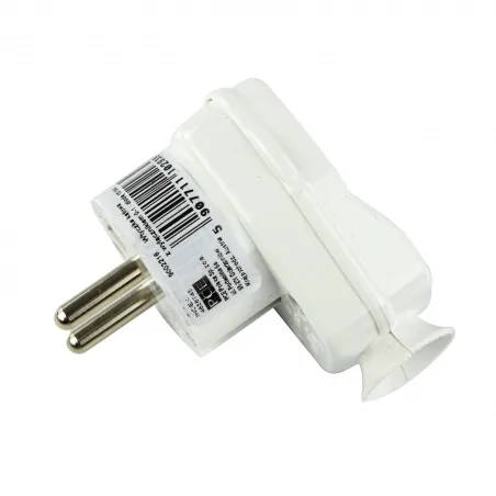 Rozgalezniki - wtyczka kątowa z wyłącznikiem i diodą biała 10/16a 9002216 pce 