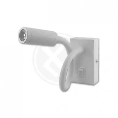 Kinkiety-do-salonu - nowoczesny biały kinkiet leo led 3w 4000k 1821 lvt 