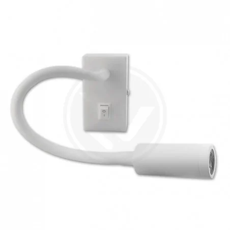 Kinkiety-do-salonu - nowoczesny biały kinkiet leo led 3w 4000k 1821 lvt 