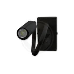 Kinkiety-do-salonu - nowoczesny czarny kinkiet leo led 3w 4000k 1739 lvt 