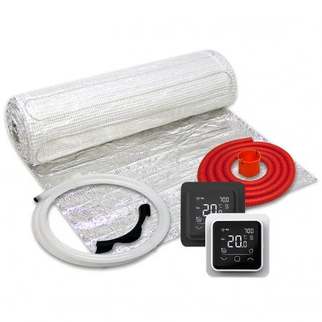 Regulatory - mata grzejna jednostronnie zasilana 7m2 regulator tvt 40 cb wifi 150w/m2 thermoval 