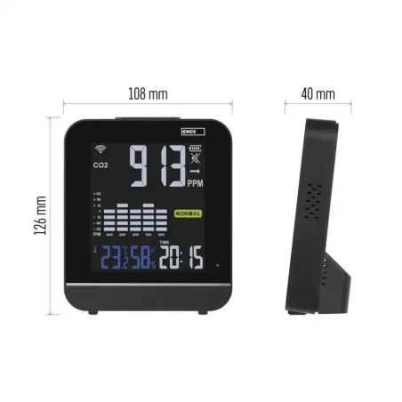 Zestawy-sterowania-bezprzewodowego - e30300 gosmart monitor jakości powietrza z wi-fi emos 