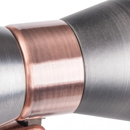 Lampy-sufitowe - kinkiet ścienno-sufitowy potrójny srebrny/miedziany gu10 3x35w mileno el-30 asr-an 29113 kanlux 