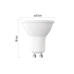 Gwint-trzonek-gu10 - zq8e12 żarówka led classic mr16/gu10 3w-32w 345lm ciepła biel emos 