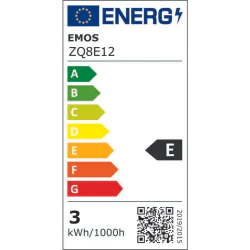 Gwint-trzonek-gu10 - zq8e12 żarówka led classic mr16/gu10 3w-32w 345lm ciepła biel emos 