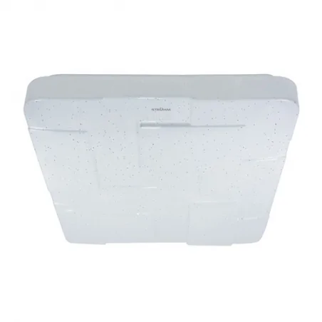 Plafony - biała plafoniera led kwadrat 36w 4000k 03643 tetris led d ideus 