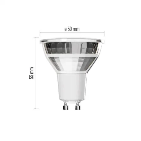 Gwint-trzonek-gu10 - zq8e18 żarówka led o gwincie gu10 mr16 3w-32w 345lm neutralna classic emos 