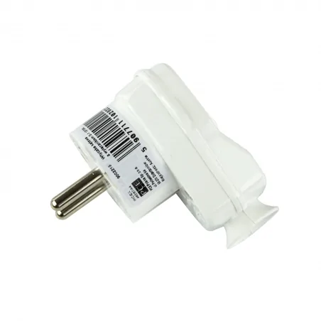 Rozgalezniki - wtyczka kątowa z wyłącznikiem biała 16/250v 9002215 pce 