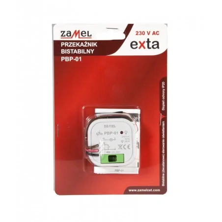 Przekazniki-bistabilne - przekaźnik bistabilny dopuszkowy 230v ac fi60 pbp-01 zamel 
