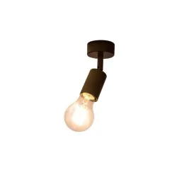 Oswietlenie-sufitowe - czarne oświetlenie ścienno-sufitowe led e27 eos 1671 lvt 