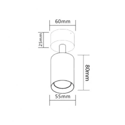 Oswietlenie-sufitowe - nowoczesne oświetlenie ścienno-sufitowe led gu10 bardo 4879 lvt 