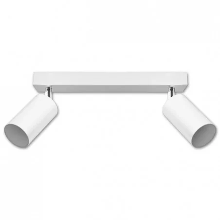 Oswietlenie-sufitowe - białe oświetlenie sufitowe led 2xgu10 bardo 1480 lvt 