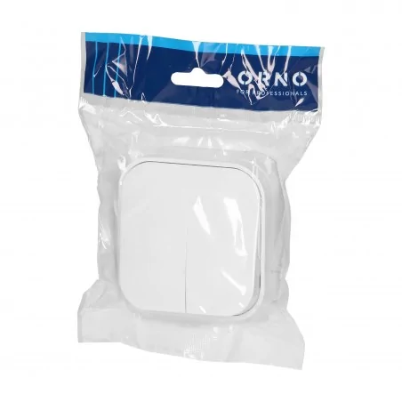 Wylaczniki-podwojne - or-oe-7201/w włącznik podwójny natynkowy biały ip20 todo orno 