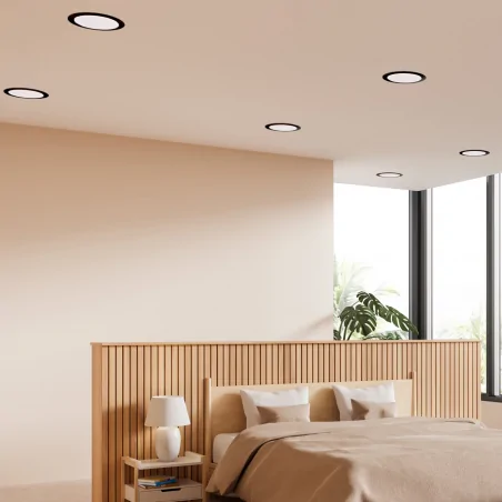 Panele-led - 324122 okrągła oprawa led podtynkowa 4000k 14w rigel polux-goldlux 