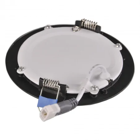 Panele-led - 324108 panel led okrągły czarny 4,8w 4000k natynkowy rigel polux-goldlux 