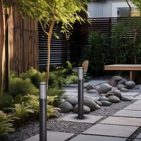 Slupki-ogrodowe - ml0301 słupek ogrodowy na żarówkę gu10 ip44 78cm vertical eko-light 