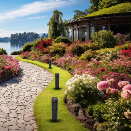 Lampy-solarne - eko0722 słupek solarny led 3000k mike eko-light 