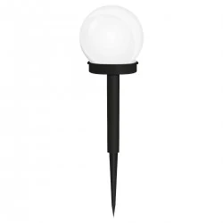 Lampy-solarne - lampka solarna wbijana naziemna kula o średnicy 25cm atris lumsol1022 lumiled 