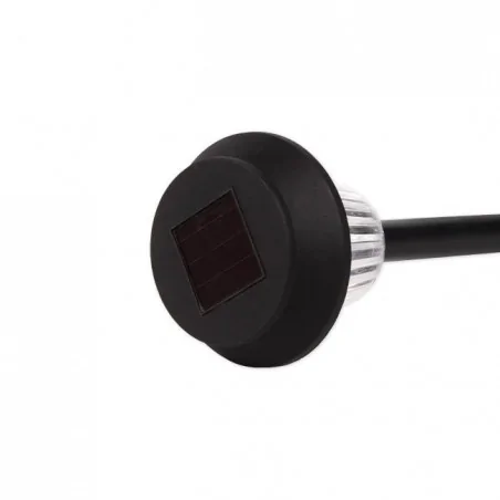 Lampy-solarne - lampka solarna led ip44 czarna 5500k-6000k vr100 0315 lvt 