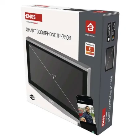 Wideodomofony - h4021 gosmart dodatkowy monitor ip-750b do videodomofonu ip-750a na wi-fi emos 