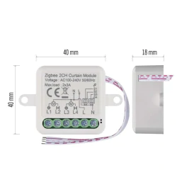 Urzadzenia-zdalnie-sterowane - h5110 gosmart moduł rolety ip-2122cz zigbee 2-kanałowy emos 
