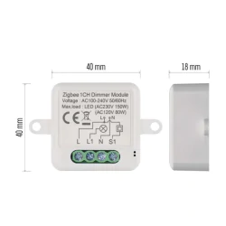 Urzadzenia-zdalnie-sterowane - h5107 gosmart moduł ściemniacza ip-2111dz zigbee 1-kanałowy emos 