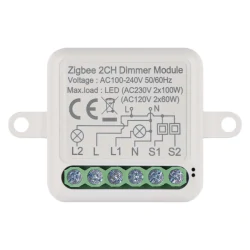 Urzadzenia-zdalnie-sterowane - h5108 gosmart moduł ściemniacza ip-2112dz zigbee 2-kanałowy emos 