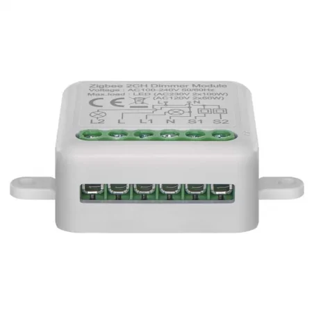 Urzadzenia-zdalnie-sterowane - h5108 gosmart moduł ściemniacza ip-2112dz zigbee 2-kanałowy emos 