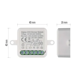 Urzadzenia-zdalnie-sterowane - h5108 gosmart moduł ściemniacza ip-2112dz zigbee 2-kanałowy emos 