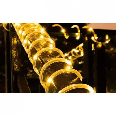 Swiecace-kule-i-girlandy - girlanda solarna led wąż/spirala z ciepłym światłem 3000k 1190cm ip44 5004 lvt 