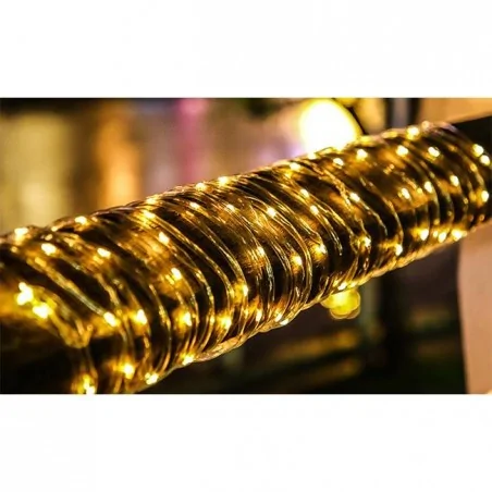 Swiecace-kule-i-girlandy - girlanda solarna led wąż/spirala z ciepłym światłem 3000k 1190cm ip44 5004 lvt 