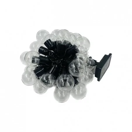 Swiecace-kule-i-girlandy - girlanda solarna led ogrodowa ciepłe światło 20 żarówek 3000k 485cm 3657 lvt 