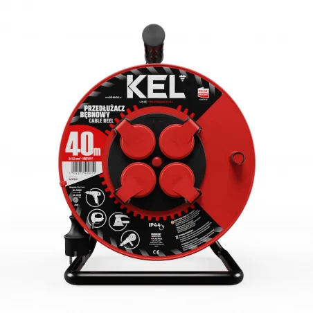 Przedluzacze-bebnowe - w-97056 przedłużacz bębnowy warsztatowy 40m pb-pro/d 3x1,5 h05rr-f plastrol 