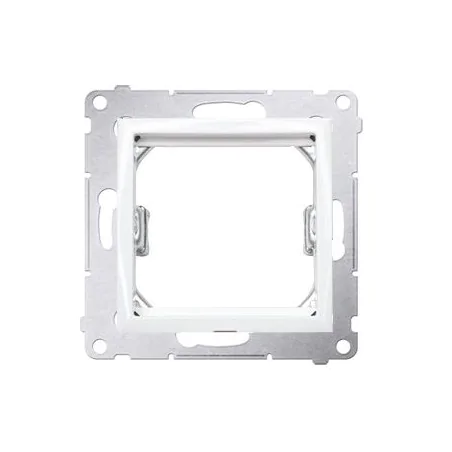 Akcesoria-elektryczne - biały adapter przejściówka na osprzęt standardu 45×45 mm da45.01/11 simon 54 kontakt-simon 