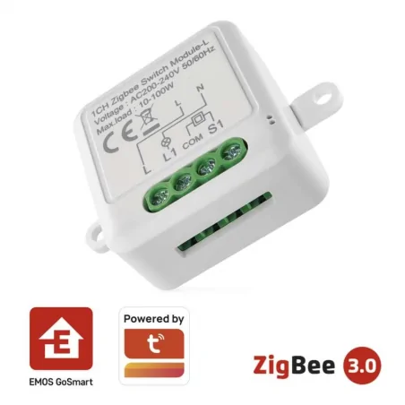 Urzadzenia-zdalnie-sterowane - h5103 gosmart moduł włączeniowy ip-2103sz 1-kanałowy zigbee emos 