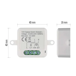 Urzadzenia-zdalnie-sterowane - h5103 gosmart moduł włączeniowy ip-2103sz 1-kanałowy zigbee emos 