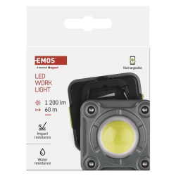 Naswietlacze-led-przenosne - p4543 naświetlacz led cob 1200lm powerbank 2000mah ładowalny emos 