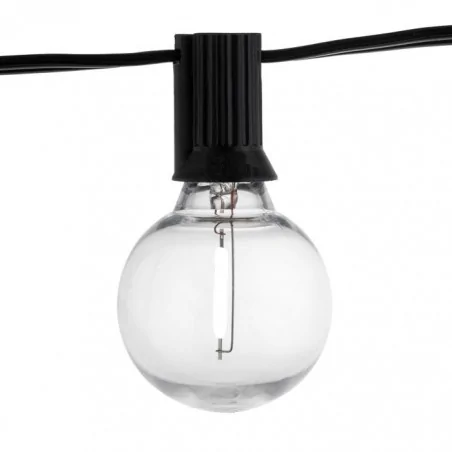 Swiecace-kule-i-girlandy - girlanda solarna ogrodowa 20xled kolorowe światło rbg+3000k na pilota eremi usb lumiled 