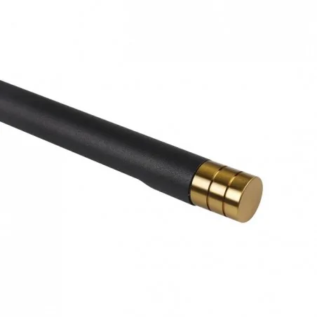 Kinkiety-do-salonu - czarno-złoty kinkiet led nad lustro 46cm 9w neutralne światło gemino ip20 lvt 