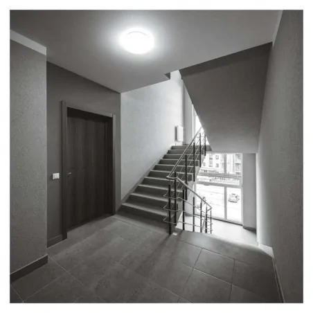 Lampy-sufitowe - zm1121 lampa led 18w ip44 neutralna biel fioni emos 