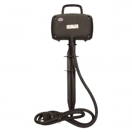 Gniazda-elektryczne - gniazdo ogrodowe podwójne z klapką wbijane z 1,5 metrowym przewodem 3x1,5m2 or-ae-13138 orno 