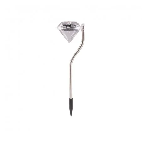 Lampy-solarne - vo0652 lampka solarna do ogrodu diament 