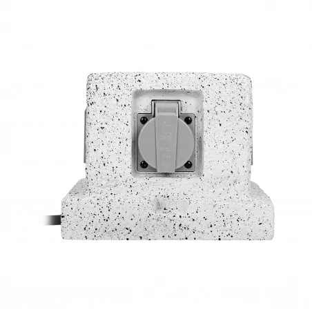 Slupki-ogrodowe - słupek ogrodowy z 4 gniazdami z klapką ip44 przewód 3m or-ae-13186 orno 