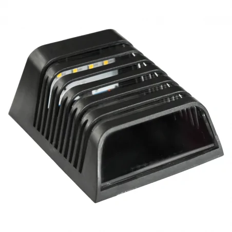 Kinkiety-solarne - eko0723 solarna lampa elewacyjna czarna led 3000k strip eko-light 