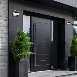 Kinkiety-solarne - eko0727 kinkiet ogrodowy solarny 3 x led 3000k filo eko-light 